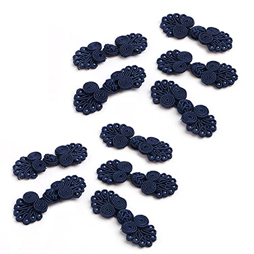 Chinesische Knoten für Froschknöpfe 10 Paar Cheongsam Pullover Mantel Kostüm Outfit Nähen für Liebhaber Geschenk Knoten Frosch Knöpfe Verschluss von XuQiZZpp