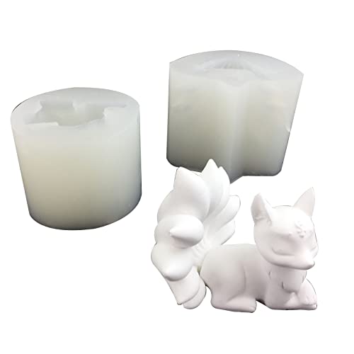 Epoxidharz-Form mit neun Schwanzen, antihaftbeschichtet, parfümiert, Gips, Tischdekoration, Werkzeug Epoxidharz-Form mit neun Schwanzen, antihaftbeschichtet, parfümiert, Gips, Tischdekoration, Werkzeug von XuQiZZpp
