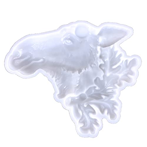 Epoxidharz-Formen für Ornamente, Hirschkopf-Form, Silikon-Handarbeitswerkzeug, Hirschkopf-Dekoration Epoxidharz-Formen für Ornamente, Hirschkopf-Form, Silikon-Handarbeitswerkzeug, Hirschkopf-Dekoration von XuQiZZpp