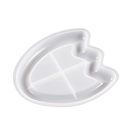 Geometrische Silikonform für die Organisation von Schmuck, Schreibwaren, Blume, Wolken, Herzform, Epoxidharz, ovale Form von XuQiZZpp