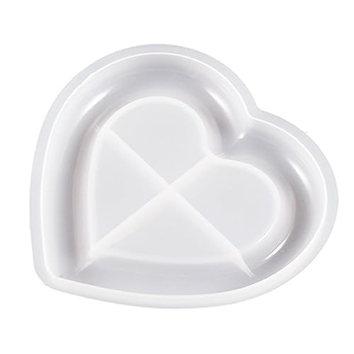 Geometrische Silikonform für die Organisation von Schmuck, Schreibwaren, Blume, Wolken, Herzform, Epoxidharz, ovale Form von XuQiZZpp