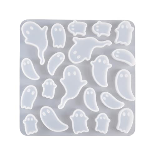 Halloween-Harzform für Ohrringe, Charms, Festival, Halloween, mit Specter-Form, Silikonform für Ohrringe, Anhänger, Halsketten, Anhänger Halloween-Harzform für Ohrringe, Charms, Festival, Halloween, mit Specter-Form, Silikonform für Ohrringe, Anhänger, Halsketten, Anhänger von XuQiZZpp