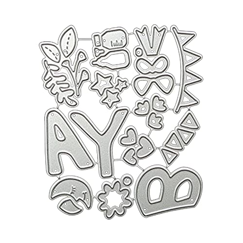 Metall-Stanzschablone, Karbonstahl, Prägeschablone, Scrapbooking, für Karten, Stanzformen von XuQiZZpp
