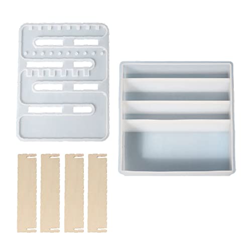 Schmuck-Organizer, Harz-Formen mit Sockel, Epoxidharz, Ohrring-Aufhänger, Gießen für Handwerk, Schmuck, Präsentationsform, Silikon für Epoxidharz von XuQiZZpp