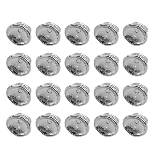 Set mit 20 Doppelloch-Perlenkappen, Metallenden, Verbindungsstück, Metall, Schmuck, Komponenten, Halsketten, Zubehör von XuQiZZpp