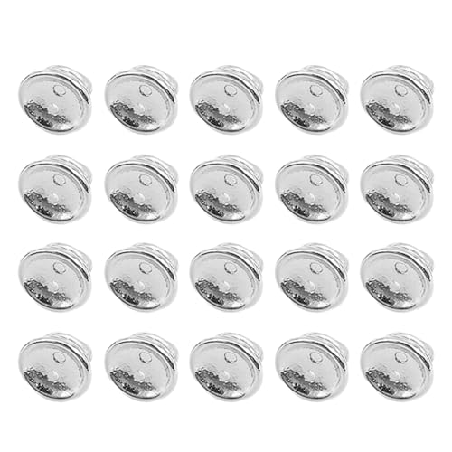 Set mit 20 Doppelloch-Perlenkappen, Metallenden, Verbindungsstück, Metall, Schmuck, Komponenten, Halsketten, Zubehör von XuQiZZpp