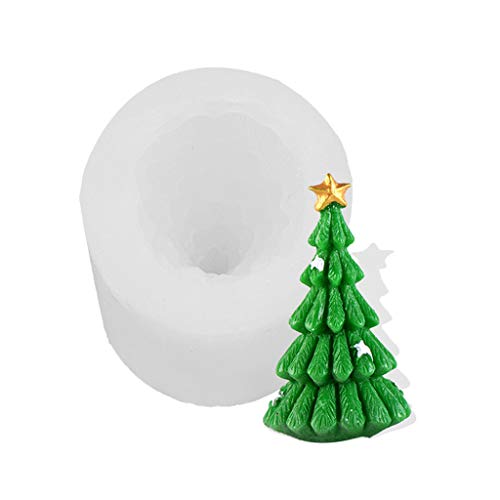 Weihnachtsbaum-Form, -40 ℃ bis 230 ℃, Temperaturbeständigkeit, wiederverwendbar, für Familie zusammen, lustiges Zubehör, Harzform-Set, Coaer von XuQiZZpp