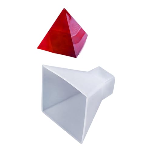 Wiederverwendbare Pyramiden-Silikonform für Harzguss, Epoxidharz, einfach zu entformen, Seife, Schmuckherstellung, Werkzeug, wiederverwendbare Silikonform zum Basteln Wiederverwendbare Pyramiden-Silikonform für Harzguss, Epoxidharz, einfach zu entformen, Seife, Schmuckherstellung, Werkzeug, wiederverwendbare Silikonform zum Basteln von XuQiZZpp