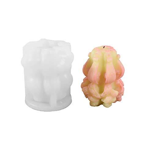 XuQiZZpp 3D-Blumenranken-Kerzenform, antihaftbeschichtet, leicht zu entformen, für Kerzen, Seife, Gips, Schokolade, Epoxidharz, Gießform XuQiZZpp 3D-Blumenranken-Kerzenform, antihaftbeschichtet, leicht zu entformen, für Kerzen, Seife, Gips, Schokolade, Epoxidharz, Gießform von XuQiZZpp