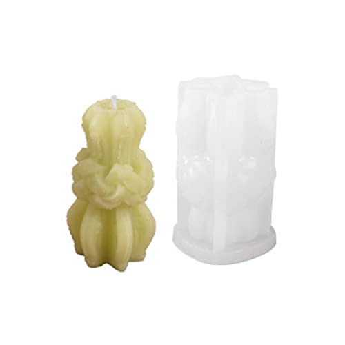 XuQiZZpp 3D-Blumenranken-Kerzenform, antihaftbeschichtet, leicht zu entformen, für Kerzen, Seife, Gips, Schokolade, Epoxidharz, Gießform XuQiZZpp 3D-Blumenranken-Kerzenform, antihaftbeschichtet, leicht zu entformen, für Kerzen, Seife, Gips, Schokolade, Epoxidharz, Gießform von XuQiZZpp