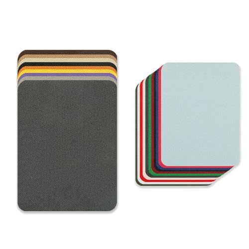 XuQiZZpp Flicken zum Aufbügeln, Reparaturflicken, Stoffflicken, selbstklebende Knieflicken, Nähen, Ellenbogenflicken für Jeans, Jacken und Taschen von XuQiZZpp