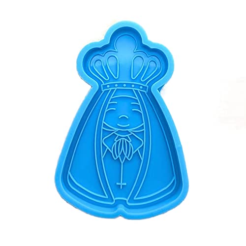 XuQiZZpp Glänzende Silikonharz-Formen, Cartoon-König, Schlüsselanhänger, Anhänger, Ornamente, Schmuck, Epoxidharz, Bastelform von XuQiZZpp