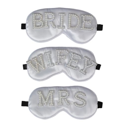XuQiZZpp Hochzeitsfeier, Braut-Eyeshade, Perlen, Brautparty, Hochzeit, Nacht, Braut-Eyeshade Braut von XuQiZZpp