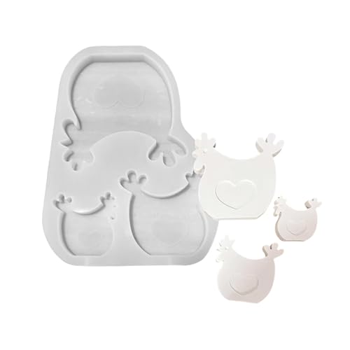 XuQiZZpp Hühner-Formen, Tiere, Huhn, Silikon, Ornament, Pflaster, Formen, Epoxidharz, Huhn, Silikon, Henne Pflaster, Tiergießen von XuQiZZpp