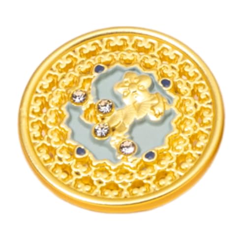 XuQiZZpp Kleiderknopf, Nähknopf, hohl, floraler Knopf, rund, Metallknopf für Cheongsan, Hemd, Mantel, Kleid, Jacken, Kleidung XuQiZZpp Kleiderknopf, Nähknopf, hohl, floraler Knopf, rund, Metallknopf für Cheongsan, Hemd, Mantel, Kleid, Jacken, Kleidung von XuQiZZpp