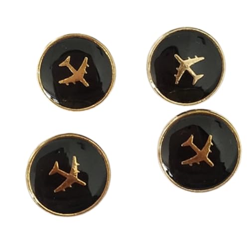 XuQiZZpp Knöpfe aus Legierung, Uniform-Knöpfe, Kleiderknöpfe, Jacken, Hosen, Nähknöpfe, Bastelknöpfe für Uniformen, 4 Stück XuQiZZpp Knöpfe aus Legierung, Uniform-Knöpfe, Kleiderknöpfe, Jacken, Hosen, Nähknöpfe, Bastelknöpfe für Uniformen, 4 Stück von XuQiZZpp