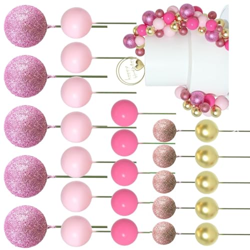 XuQiZZpp Kuchenaufsätze, runde Designs, Feiertagskuchendekorationen, Partyzubehör, Geburtstagskuchen, Dekorationen für Festival-Kuchen, 50 Stück XuQiZZpp Kuchenaufsätze, runde Designs, Feiertagskuchendekorationen, Partyzubehör, Geburtstagskuchen, Dekorationen für Festival-Kuchen, 50 Stück von XuQiZZpp