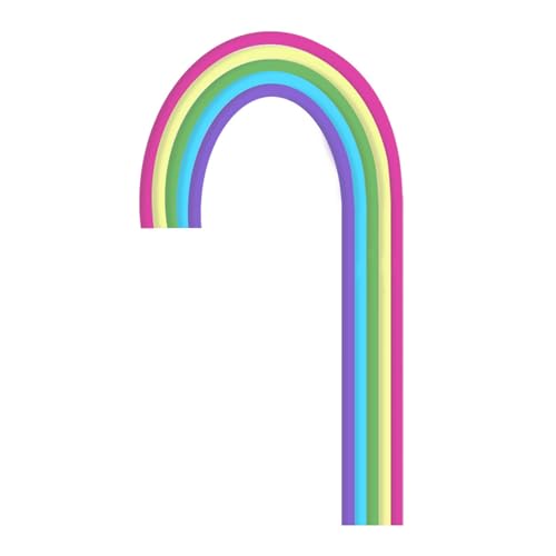 XuQiZZpp Kuchendekoration für Geburtstag und Hochzeitsfeier, Regenbogen-Kuchenaufsätze, Hochzeitstortenzubehör XuQiZZpp Kuchendekoration für Geburtstag und Hochzeitsfeier, Regenbogen-Kuchenaufsätze, Hochzeitstortenzubehör von XuQiZZpp