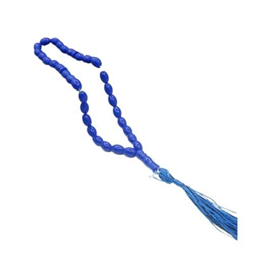 XuQiZZpp Mehrfarbige Acryl-Bastelperlen, Set mit 33 elliptischen Perlen für handgefertigte Armbänder, Halsketten und kreative Projekte von XuQiZZpp