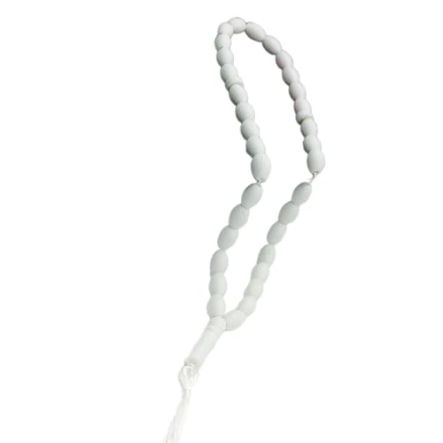 XuQiZZpp Mehrfarbige Acryl-Bastelperlen, Set mit 33 elliptischen Perlen für handgefertigte Armbänder, Halsketten und kreative Projekte XuQiZZpp Mehrfarbige Acryl-Bastelperlen, Set mit 33 elliptischen Perlen für handgefertigte Armbänder, Halsketten und kreative Projekte von XuQiZZpp