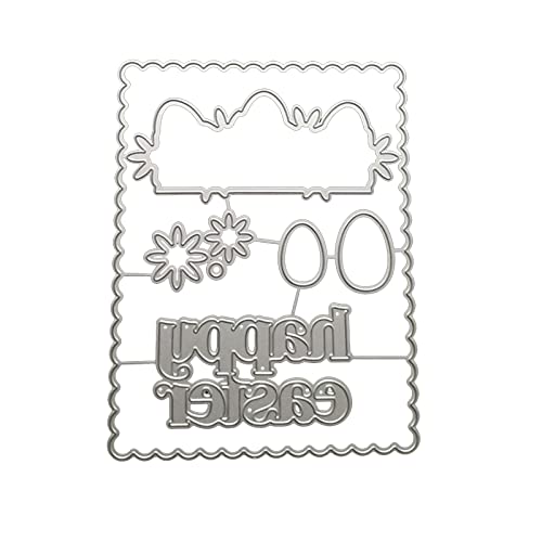 XuQiZZpp Metall-Stanzformen für Ostern, Karbonstahl, Prägeschablone, Scrapbooking, Karten, Stanzformen für Karten XuQiZZpp Metall-Stanzformen für Ostern, Karbonstahl, Prägeschablone, Scrapbooking, Karten, Stanzformen für Karten von XuQiZZpp