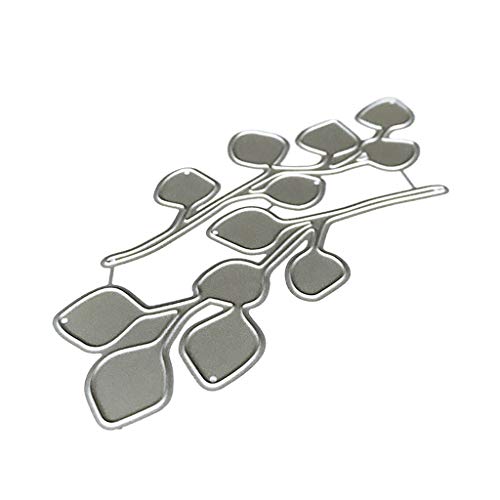 XuQiZZpp Metall-Stanzformen in Blattform, Grußkarten, Grußkarten, Fotoalben, für Festivals, Segen, Bastelzubehör von XuQiZZpp