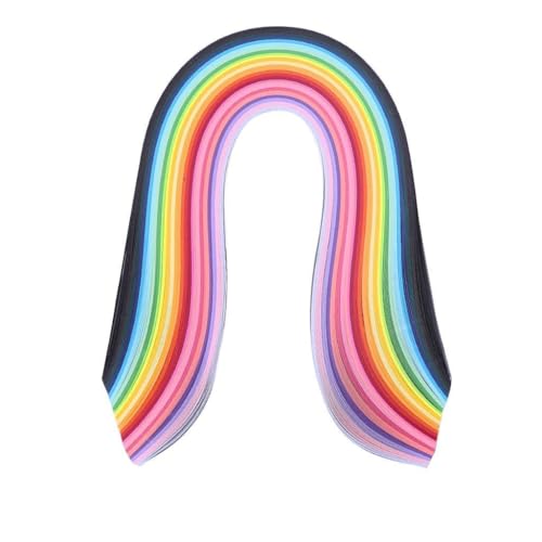XuQiZZpp Quilling-Papier, gestreift, verschiedene Farben, 3/5/7/10 mm Breite, 260 Stück XuQiZZpp Quilling-Papier, gestreift, verschiedene Farben, 3/5/7/10 mm Breite, 260 Stück von XuQiZZpp