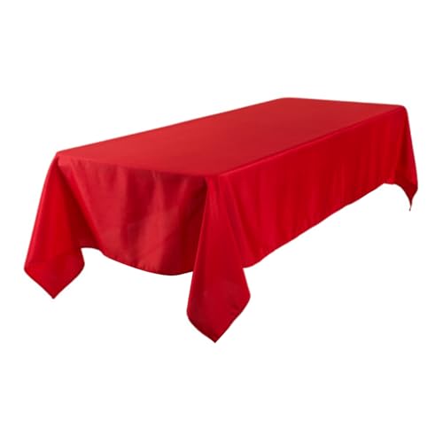 XuQiZZpp Rechteckige Tischdecke, einfach zu befestigen, Polyester, Tischläufer, Camping, Esszimmer, Dekoration, Tischschonbezug von XuQiZZpp