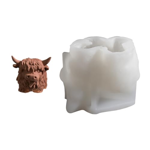 XuQiZZpp Silikon-Kerzenformen für Epoxidharz, Kerzen, Seife, Gips, Dekoration von XuQiZZpp