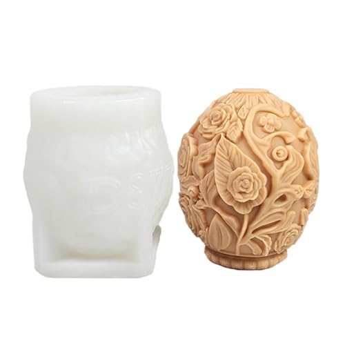 XuQiZZpp Silikon-Kerzenformen für Kerzen, Seife, Heimdekoration, Schokoladenformen, Blumen-Silikonformen für Epoxidharz XuQiZZpp Silikon-Kerzenformen für Kerzen, Seife, Heimdekoration, Schokoladenformen, Blumen-Silikonformen für Epoxidharz von XuQiZZpp