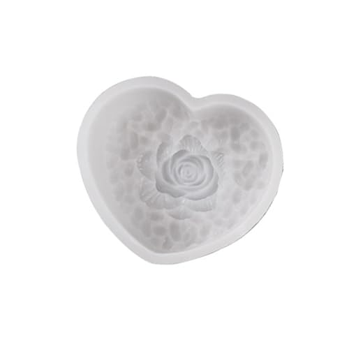XuQiZZpp Silikonformen für Kerzen, Seife, 3D-Rosenblüten, Herzen, Epoxidharz, Silikonformen für Kerzen, Seife, Gips-Silikonformen XuQiZZpp Silikonformen für Kerzen, Seife, 3D-Rosenblüten, Herzen, Epoxidharz, Silikonformen für Kerzen, Seife, Gips-Silikonformen von XuQiZZpp