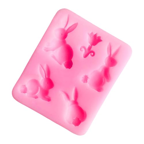 XuQiZZpp Silikonformen in Kaninchenform, Tierkerzenformen, Kuchenformen, handgefertigt, Epoxidharz, Gipsformen für Kerzenherstellung XuQiZZpp Silikonformen in Kaninchenform, Tierkerzenformen, Kuchenformen, handgefertigt, Epoxidharz, Gipsformen für Kerzenherstellung von XuQiZZpp