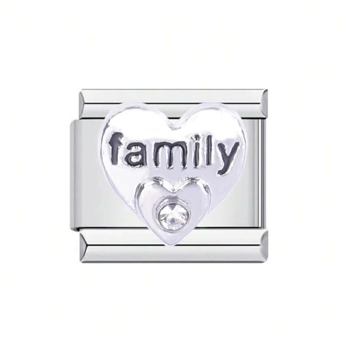 XuQiZZpp Stabile Edelstahl-Herz-Buchstabenperlen, modulares Montagezubehör für kreative Armbandherstellung XuQiZZpp Stabile Edelstahl-Herz-Buchstabenperlen, modulares Montagezubehör für kreative Armbandherstellung von XuQiZZpp