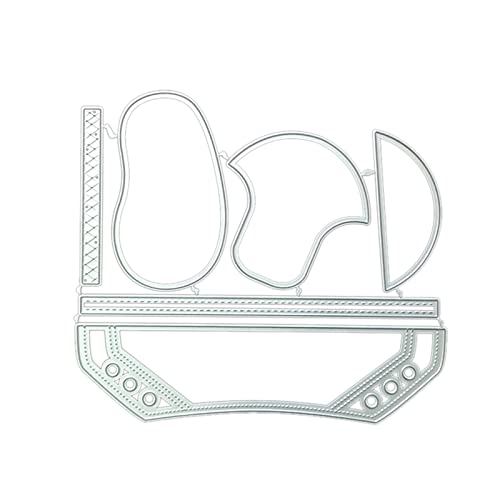 XuQiZZpp Stanzformen für Kartenherstellung, 3D-Metall-Stanzformen, Prägeschablone für Alben, Papierkarten, Kunsthandwerk von XuQiZZpp