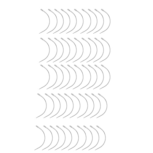 50 x Webnadeln, gebogene Nadeln, Handnähnadeln, gebogene Ledernadel für Leinwand, Reparatur, Lederprojekt, Teppich 50 x Webnadeln, gebogene Nadeln, Handnähnadeln, gebogene Ledernadel für Leinwand, Reparatur, Lederprojekt, Teppich von Xuancai