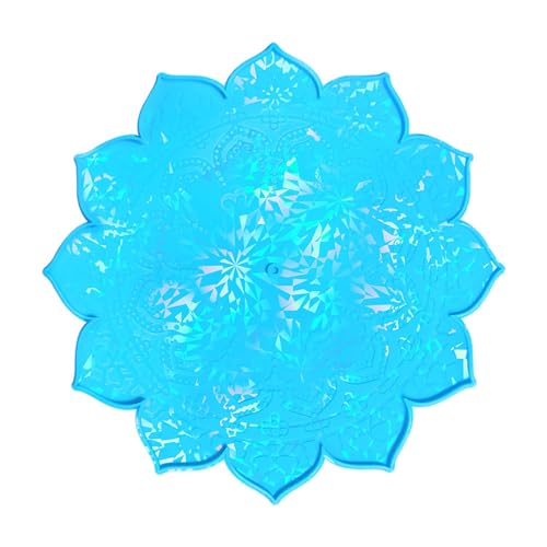 Holografische Blumenuhren-Form, DIY, Wanddekoration, Basteln, Epoxidharz, Gießen, handgefertigter Anhänger, holografische Blumenuhr, Silikonform, einzigartig, langlebig, einfach zu verwenden von Xuancai