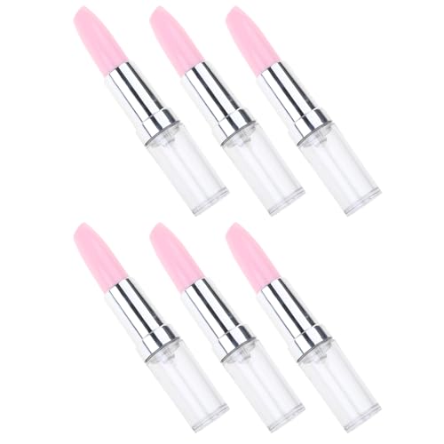 Lippenstift-Kugelschreiber, Lippenstift-Form, Schreibstift für Frauen und Mädchen, Notizen, Schreiben, 0,5 mm Spitze, glatt zu schreiben, 6 Stück Lippenstift-Kugelschreiber, Lippenstift-Form, Schreibstift für Frauen und Mädchen, Notizen, Schreiben, 0,5 mm Spitze, glatt zu schreiben, 6 Stück von Xuancai