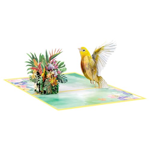 Muttertags-Grußkarte, 3D-Blume, Vogel, Grußkarte mit Umschlag, handgefertigt, für Lehrer, Geburtstagskarte Muttertags-Grußkarte, 3D-Blume, Vogel, Grußkarte mit Umschlag, handgefertigt, für Lehrer, Geburtstagskarte von Xuancai