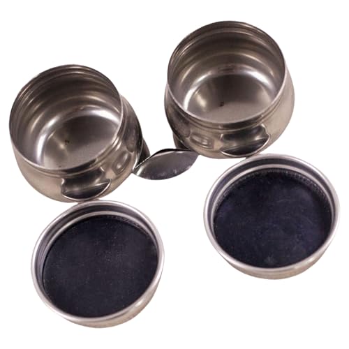 Palettenbecher mit großer Öffnung, einzelner Dipper Palettenbecher, Doppellöffel, Maltöpfe, Behälter mit Deckel und Clip zum Zeichnen, Ölgemälde, Palettenbehälter, doppelt mit Deckel von Xuancai