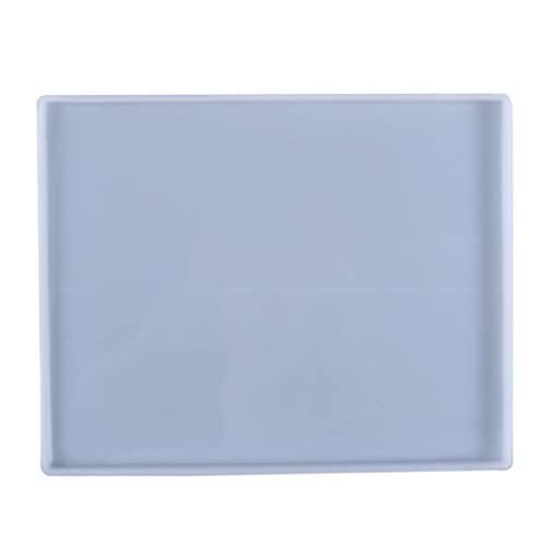 Rechteckiges Servierbrett zum Selbermachen, Kristall-Epoxidharz-Form, Untersetzer, Tablett, Silikonform, rechteckiges Servierbrett, Kristall-Epoxidharz-Form von Xuancai