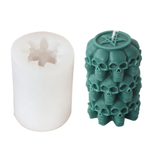 Silikonformen mit Skelettkopf für Seife, Gips, Dekorationen, Halloween-Formen für Halloween-Geschenke, Silikon Silikonformen mit Skelettkopf für Seife, Gips, Dekorationen, Halloween-Formen für Halloween-Geschenke, Silikon von Xuancai