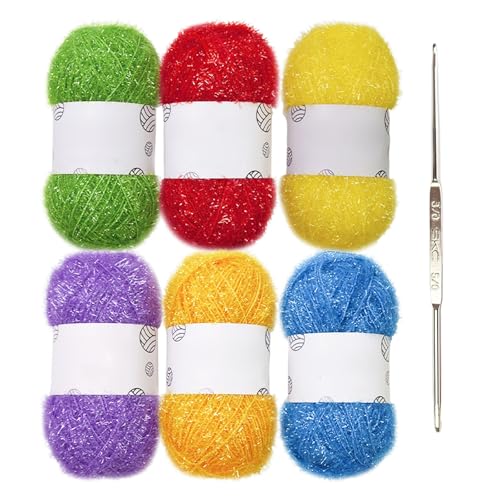 Sparkles Dish Scrubs Garn, Häkelgarn mit Strickhaken, handgefertigt, Spezial-Peelings aus Polyester, Peeling, mit Haken, Stricken, Häkeln, handgefertigt Sparkles Dish Scrubs Garn, Häkelgarn mit Strickhaken, handgefertigt, Spezial-Peelings aus Polyester, Peeling, mit Haken, Stricken, Häkeln, handgefertigt von Xuancai