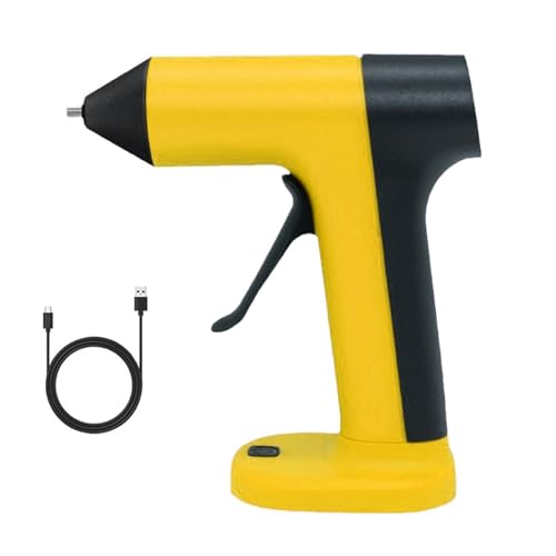 Tragbare kleine Heißkleber mit wiederaufladbarem 2000-mAh-Akku, 5 Minuten, automatische Abschaltung, für Kinder, Schule, Handwerk Tragbare kleine Heißkleber mit wiederaufladbarem 2000-mAh-Akku, 5 Minuten, automatische Abschaltung, für Kinder, Schule, Handwerk von Xuancai