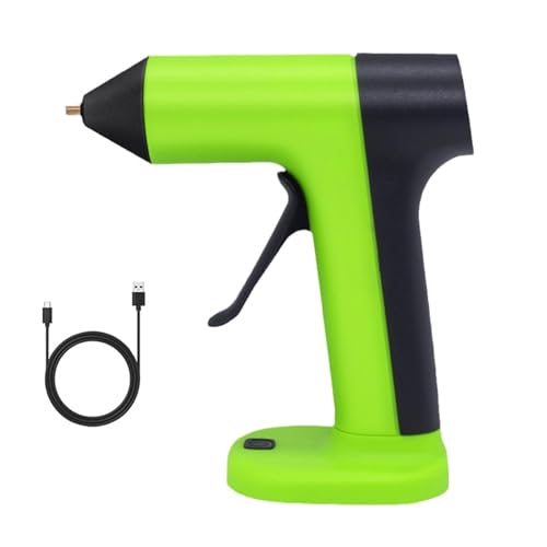 Tragbare kleine Heißkleber mit wiederaufladbarem 2000-mAh-Akku, 5 Minuten, automatische Abschaltung, für Kinder, Schule, Handwerk von Xuancai