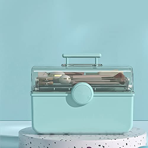 Xuancai 3-lagige stapelbare Mehrzweck-Aufbewahrungsbox, tragbar, mit Griff zum Nähen von Make-up Xuancai 3-lagige stapelbare Mehrzweck-Aufbewahrungsbox, tragbar, mit Griff zum Nähen von Make-up von Xuancai