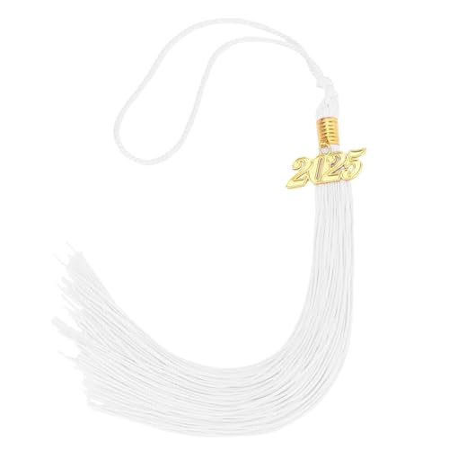 Xuancai Abschlusshut-Quasten-Charm, Klasse 2025, Abschlusshut, Dekoration, Quasten für Junggesellenkleid, Zeremonie und Fotografie, Abschlussjahr von Xuancai