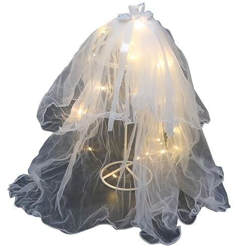 Xuancai Beleuchteter Hochzeitsschleier, LED-Brautschmuck, LED-Licht, Hochzeits-Tiara, Kopfschmuck, Brautkapelle, Krone, Schleierkronen für die Braut Xuancai Beleuchteter Hochzeitsschleier, LED-Brautschmuck, LED-Licht, Hochzeits-Tiara, Kopfschmuck, Brautkapelle, Krone, Schleierkronen für die Braut von Xuancai