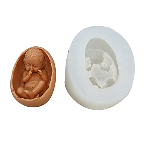 Xuancai Kerzenformen Seifenform Kuchenform Babyform Silikon Kuchendekoration Schokolade Fondant Formen zum Backen von Xuancai