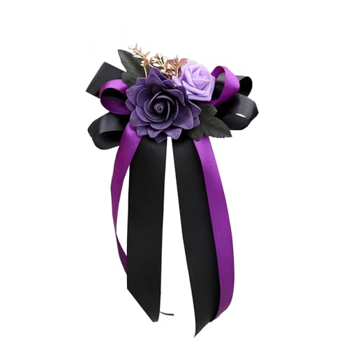 Xuancai Raffinierte Türgriff-Bänder, Türgriffe, Blumenschleife, Dekorationen für Hochzeit, Party, Umgebung, Feier, Auto-Bänder, 8 Stück von Xuancai