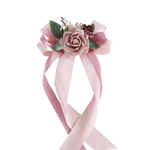 Xuancai Raffinierte Türgriff-Bänder, Türgriffe, Blumenschleife, Dekorationen für Hochzeit, Party, Umgebung, Feier, Auto-Bänder, 8 Stück Xuancai Raffinierte Türgriff-Bänder, Türgriffe, Blumenschleife, Dekorationen für Hochzeit, Party, Umgebung, Feier, Auto-Bänder, 8 Stück von Xuancai